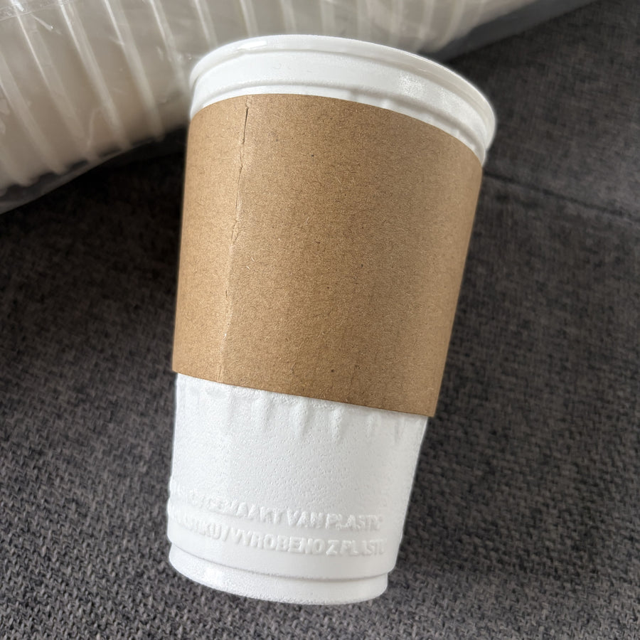 Becher Manschetten - Papier Banderole für Glühweinbecher